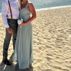 Elyse Birdy Grey “dusty sage” Bridesmaids Dress